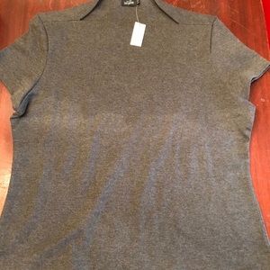 Dark gray colored top.